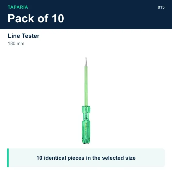 Taparia Line Tester 180 mm 815 - Pack of 10 pieces - image 2