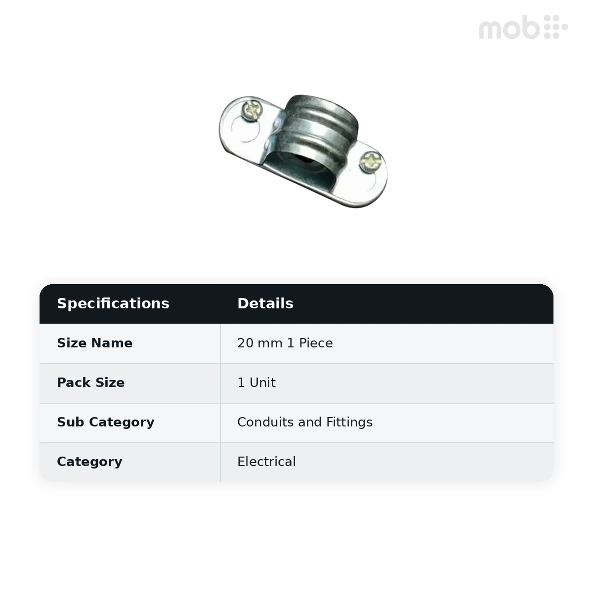 Toplite 20mm Base saddle - 1pc - image 2
