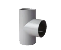 Truflo PVC Tee 90° Plain - 10 kgf/cm² Pressure - ISI Marked 32 mm - PF05000032