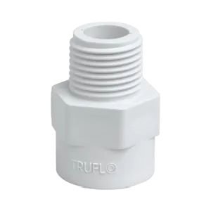 Truflo UPVC Plastic Male Threaded Adaptor 15 mm - UF15000015