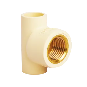 Truflo CPVC Brass Threaded Tee 25 x 25 mm - CF25025025