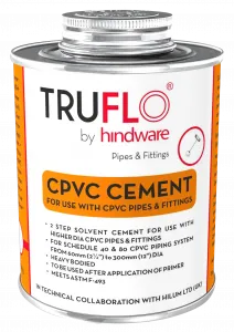 Truflo CPVC Solvent Cement 237 ml Tin code: CESOHD0237