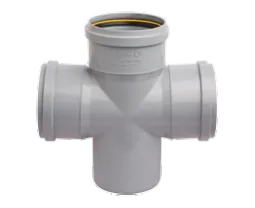 Truflo SWR Ringfit Double Tee 110 mm - SF13000110