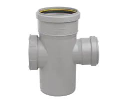 Truflo SWR Ringfit Reducing Tee with Door 110 x 75 mm - SF20110075