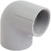 Truflo PVC 40 mm 6 Kgf/cm2 Elbow 90° Plain (1.25 inch) code: PF31000040
