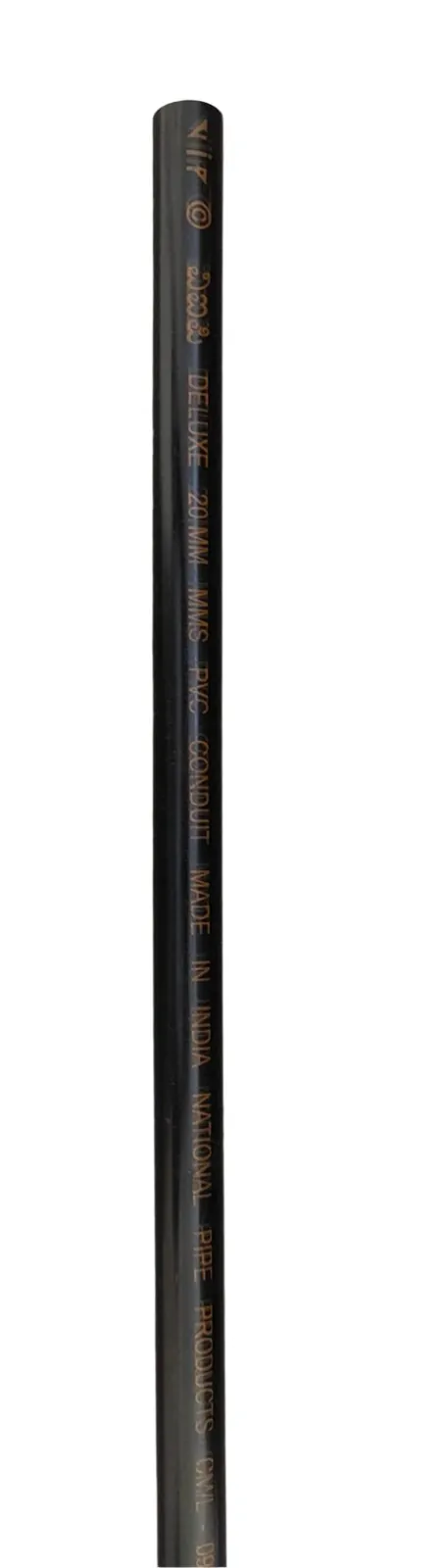 VIP PVC MMS Conduit pipe 20mm  Black 3m length